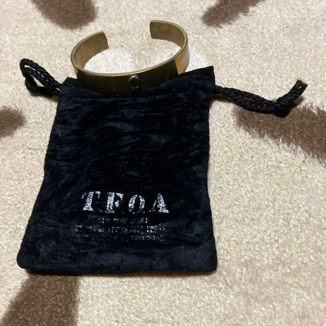 ＴＦＯＡ SKULLworks スカルモチーフ バングル 真鍮製 希少品