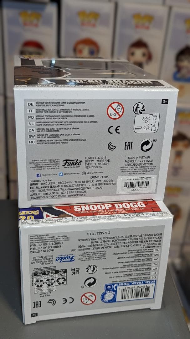 b*y様 Funko Snoop Dog #303 & 2 Pac Shakur