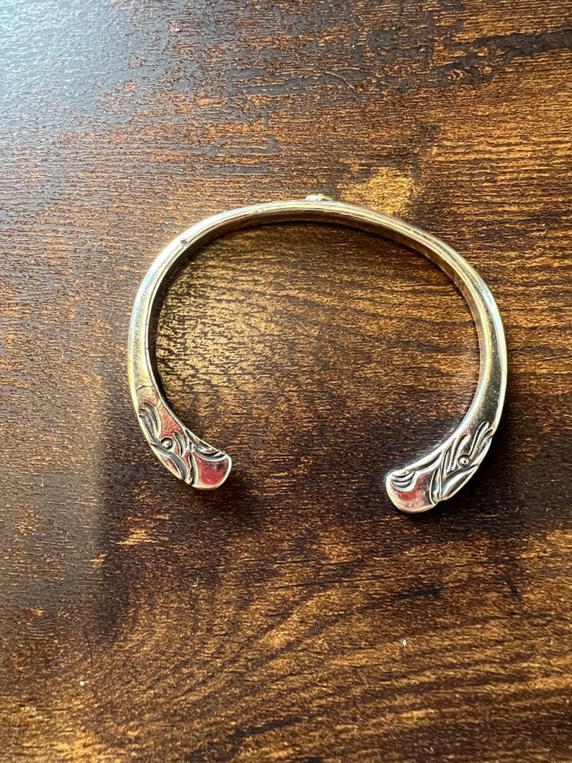 イーグル顔ブレス メタル付き フリーサイズ 美品