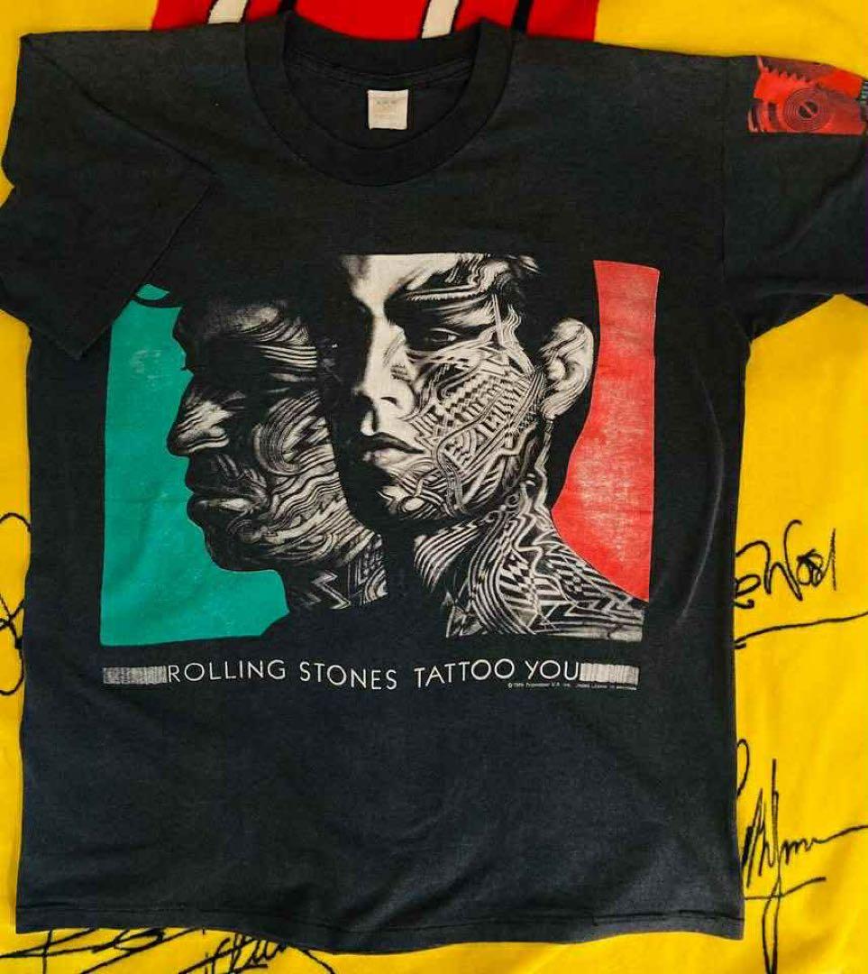 【Tシャツ】ローリングストーンズ　キース&ミック　タトゥーユー　1493