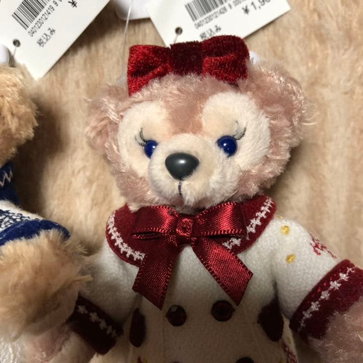 ダッフィー シェリーメイ イツクリぬいぐるみバッジ