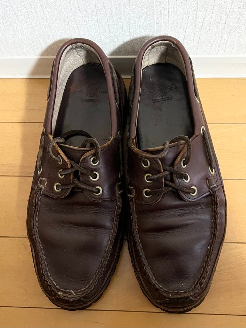 ユケテン yuketen ラッセルモカシン ビブラムソール デッキシューズ