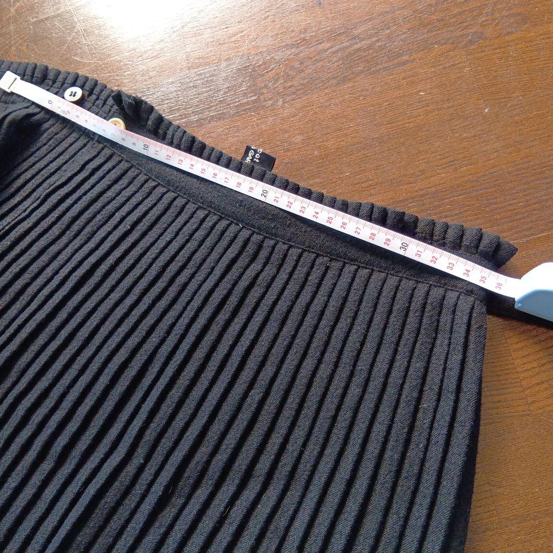 tricot COMME des GARCONS　 黒 プリーツスカート