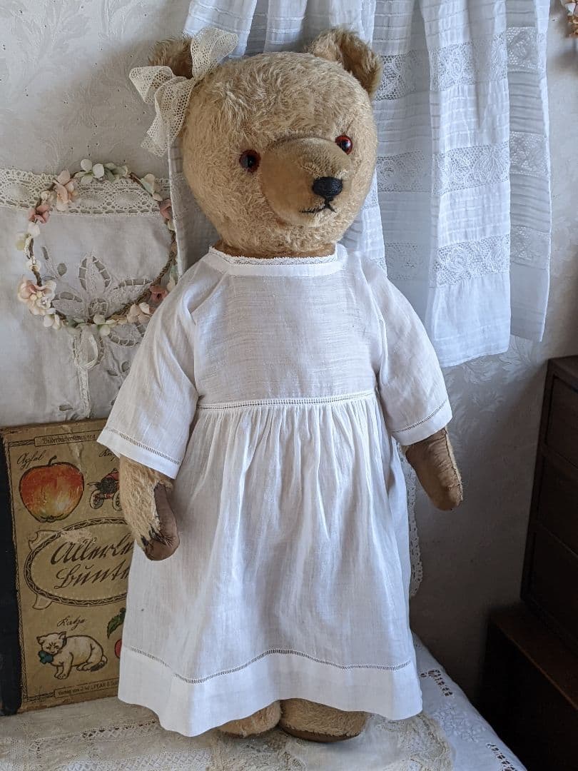 【h】アンティークベア　アンティークテディベア　ハーマン