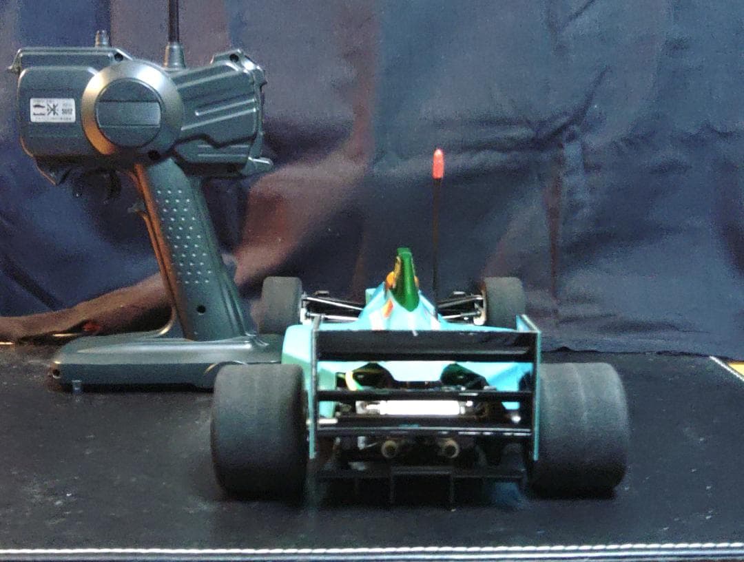 未走行：タミヤF104Wシャーシ・レイトンハウスCG901ボディ・オマケ付