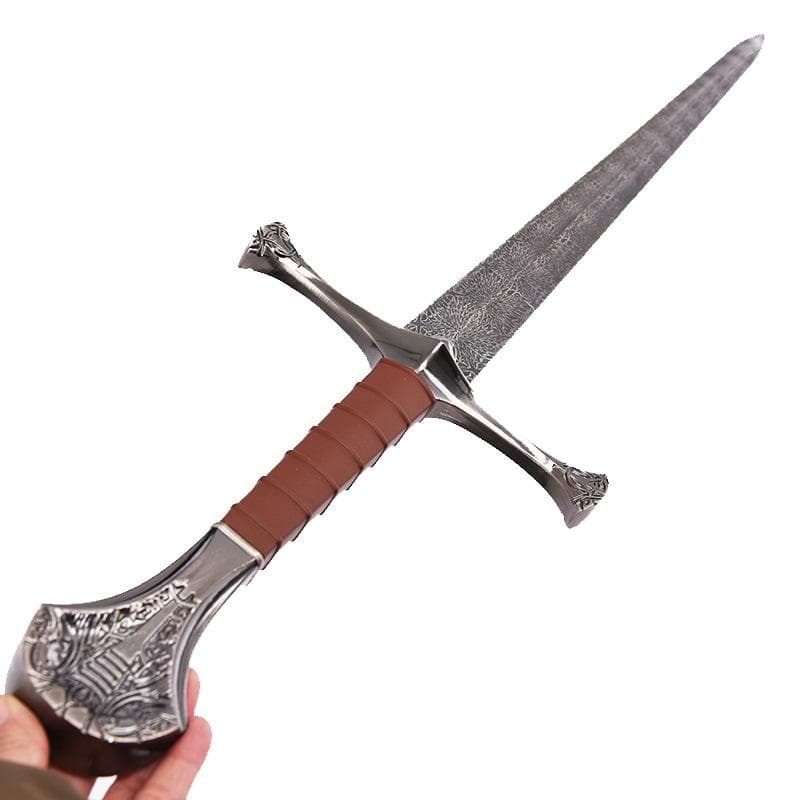 ヨーロッパ式長剣古銀 日本刀 模造刀 居合刀 武士道 武蔵 鑑賞用 手鍛造打