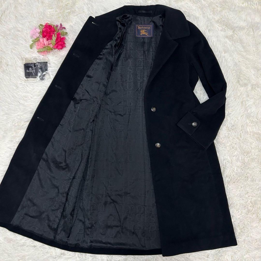 【極美品/LL/付属品完備】バーバリーズ チェスターコート アウター アンゴラ