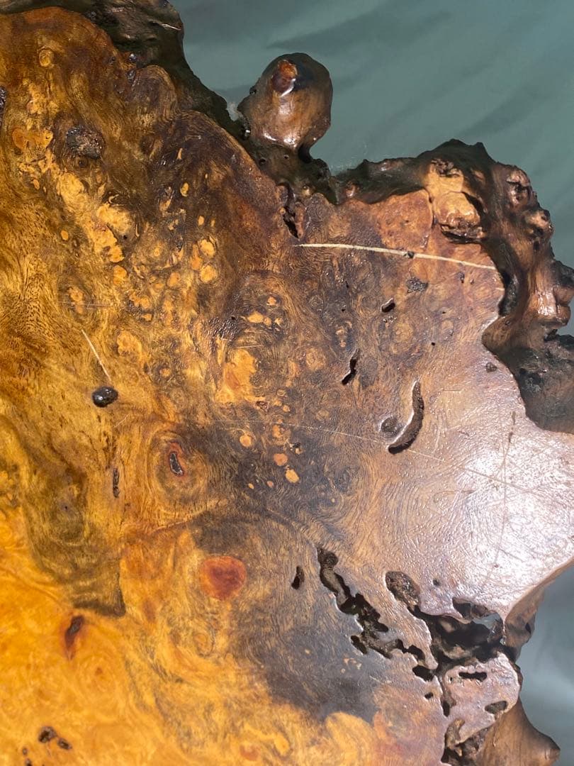 2519❣️ 花梨瘤 衝立 天然木 玉杢 花梨瘤杢