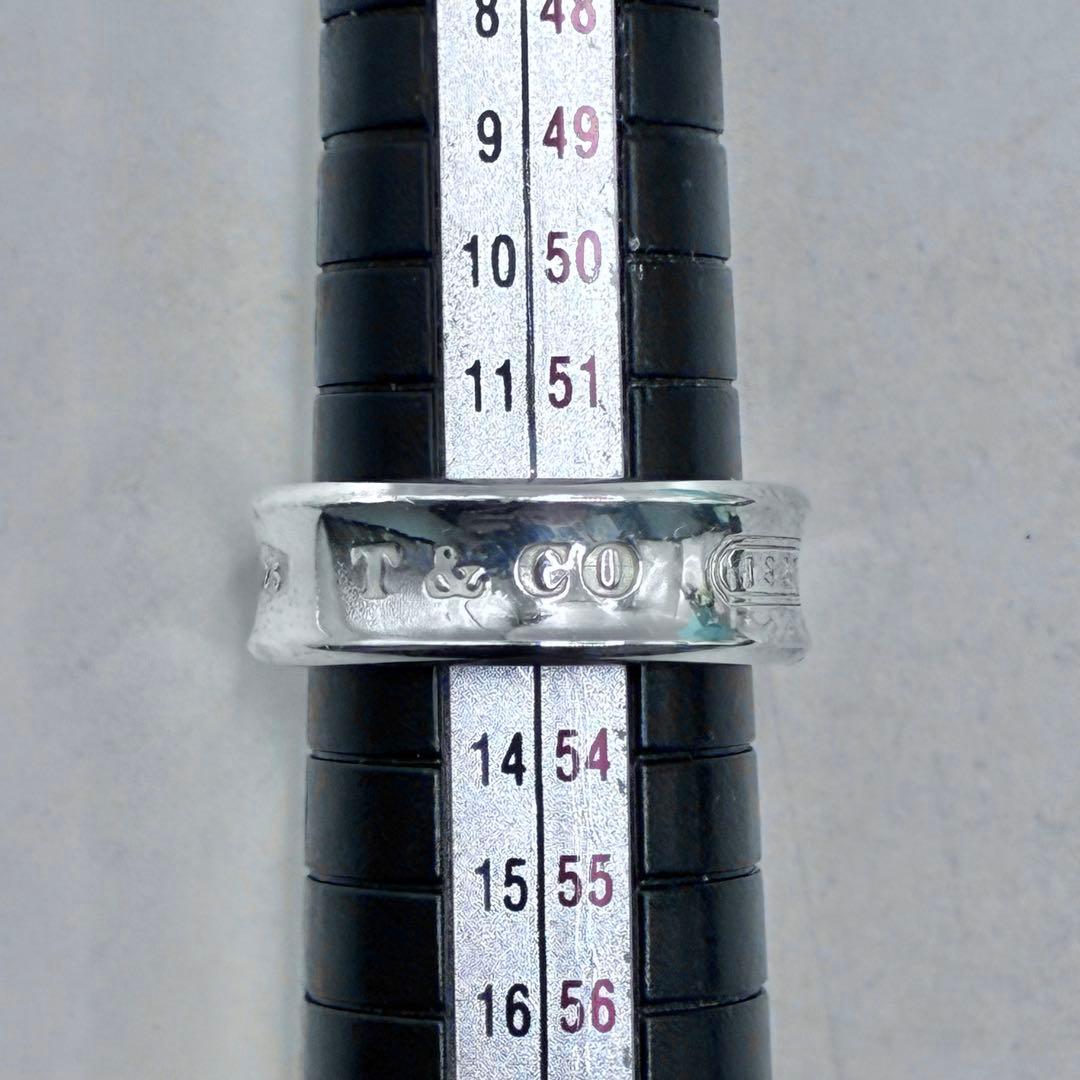 【極美品】ティファニー　13号　ナロー　リング　1837　シルバー