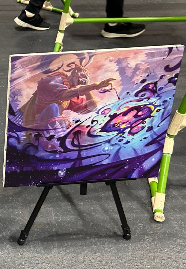 マジック大戦祭　キャンバスアート　卑劣な毒攻め　ケフカ　ファイナルファンタジー