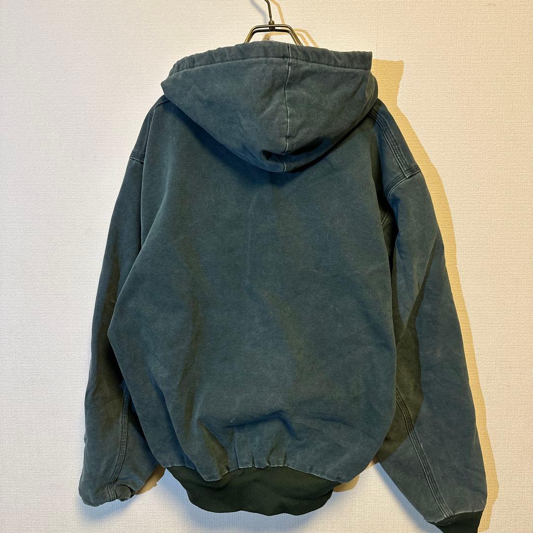 carhartt パーカー　カバーオール　ダメージ加工　90s 古着