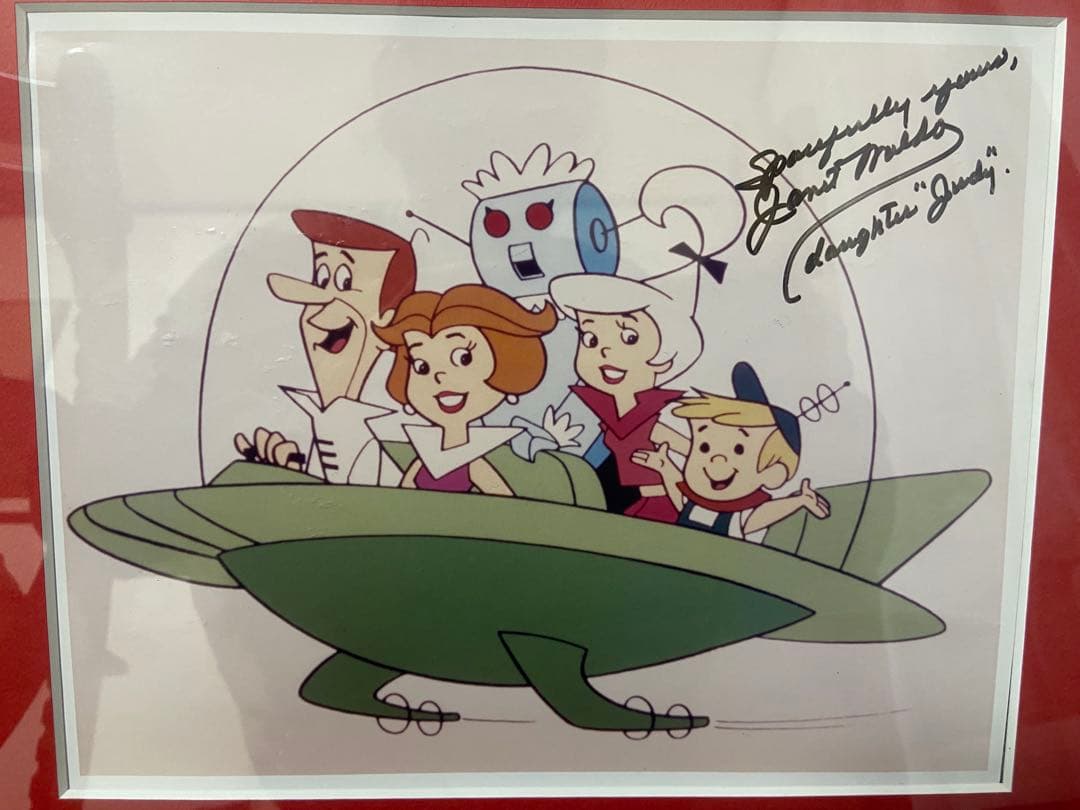 宇宙　海賊　ジェットソン サイン入り写真　Janet Waldo jetsons