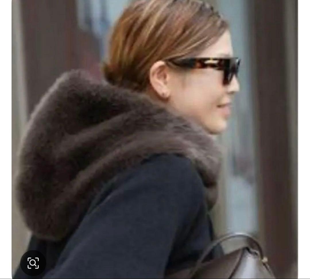 新品タグ付ドゥーズィエムクラス【CELERI/セルリ】FUR BALACLAVA