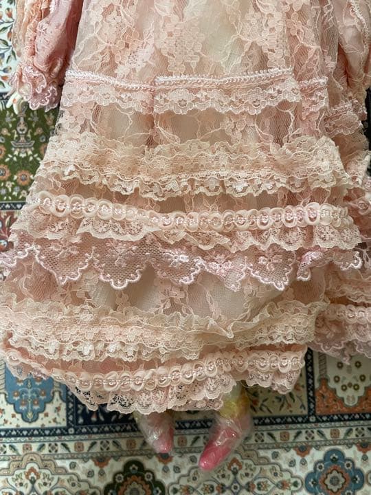 フランス人形　ビスクドール　着せ替え人形　タグ付