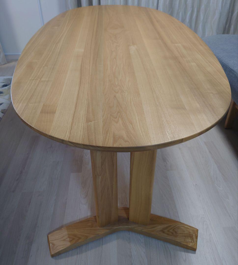 ①【テーブル】北欧モダン ダイニングテーブル、ベンチ3点セット 4人掛け