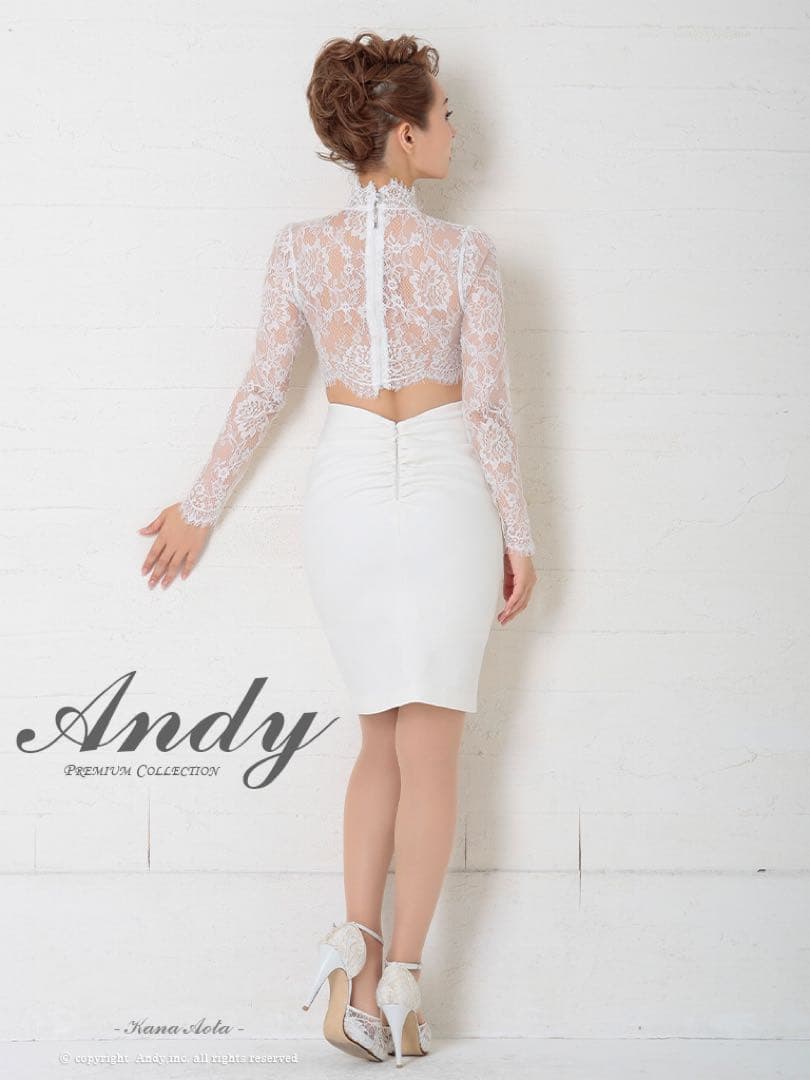 【美品】アンディ　レースドレス　ブラック