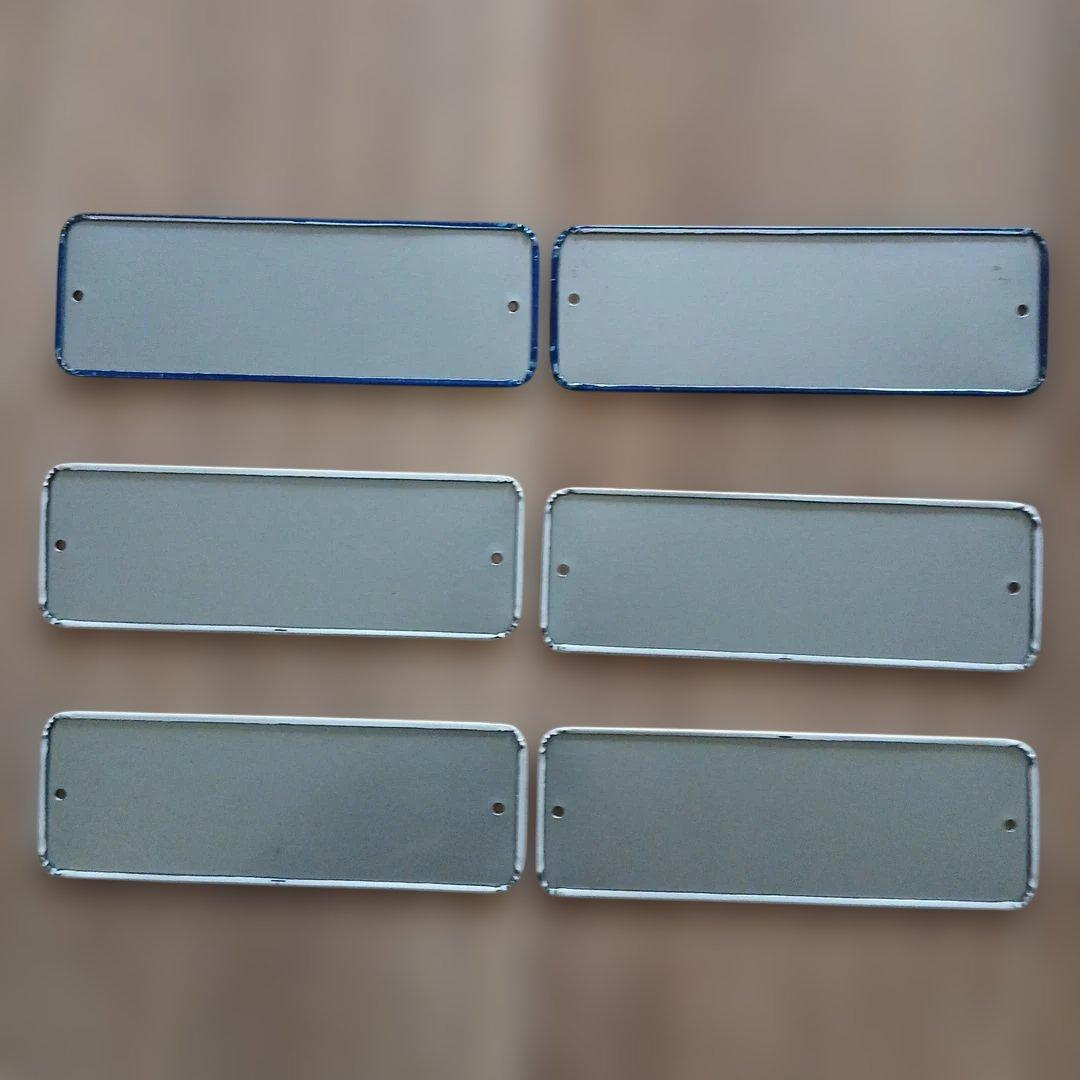 鉄道行先表示板セット　方向幕　ミニセット6枚　美品