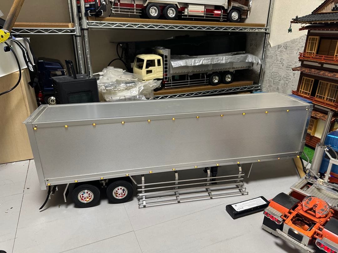 1/14 タミヤ ドルフィン　トレーラー　デコトラ　フロントマーカーリレーあり