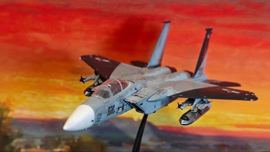 1/144 電飾改造 完成品 F-15c PLSL付き サイファー 円卓の鬼神