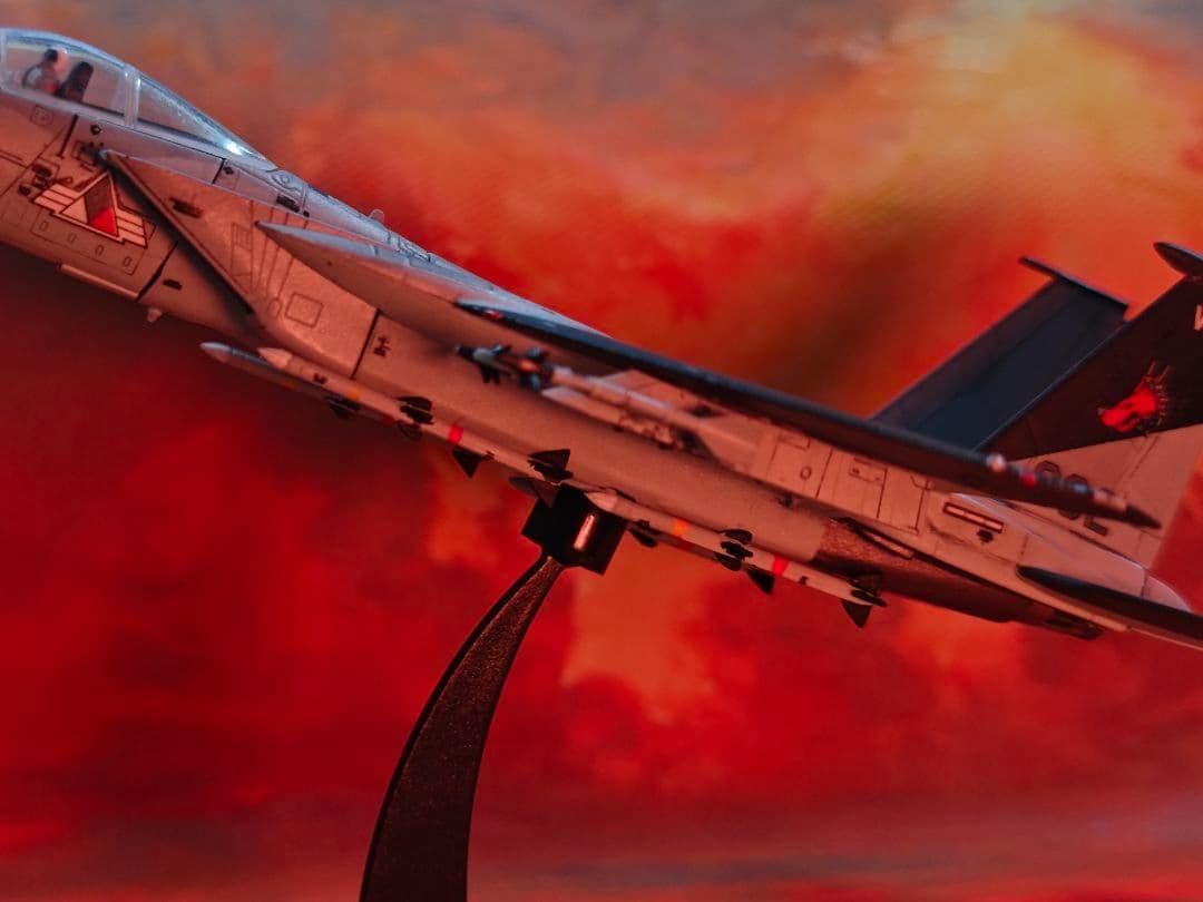 1/144 電飾改造 完成品 F-15c PLSL付き サイファー 円卓の鬼神