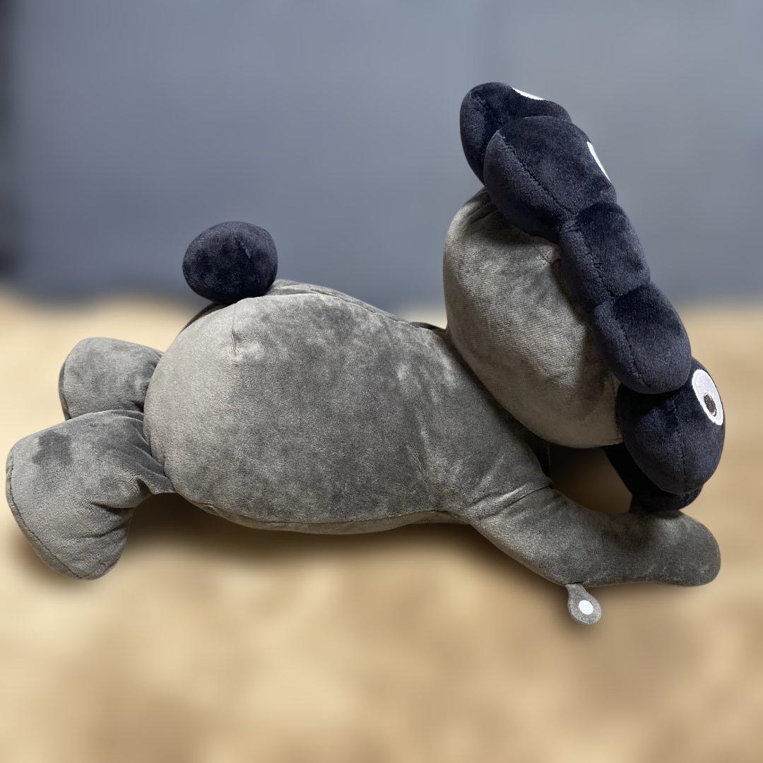 関西万博 黒ミャクミャク 這型ぬいぐるみ ブラック L