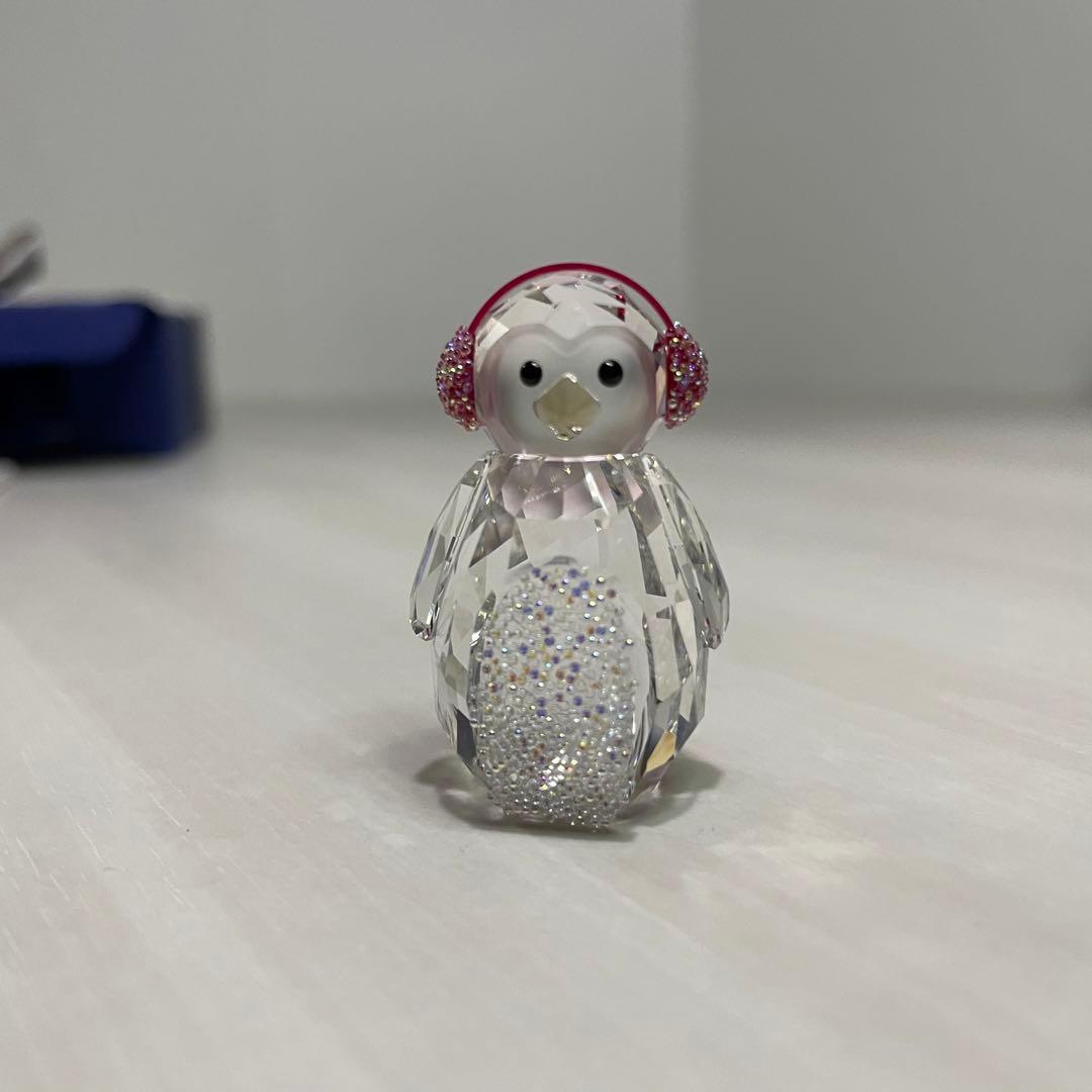 未使用品☆スワロフスキー☆ロッキングペンギン☆置物☆