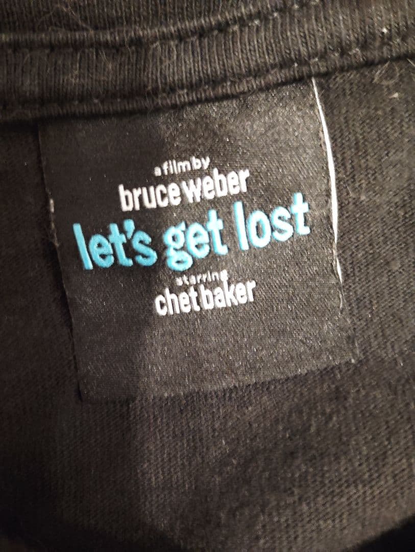 【希少品】Bruce Weber Let's Get Lost Tシャツ1988