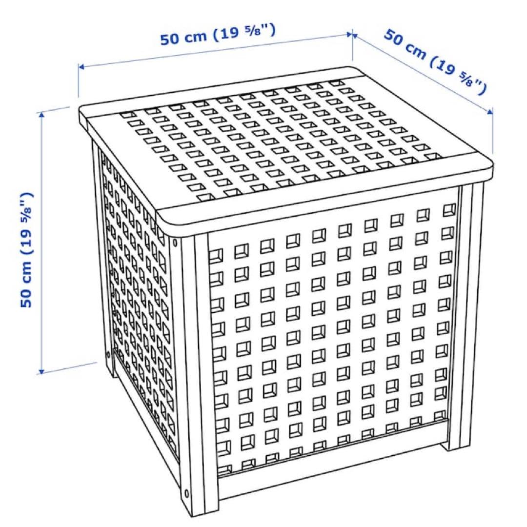 【IKEA】HOL サイドテーブル 収納