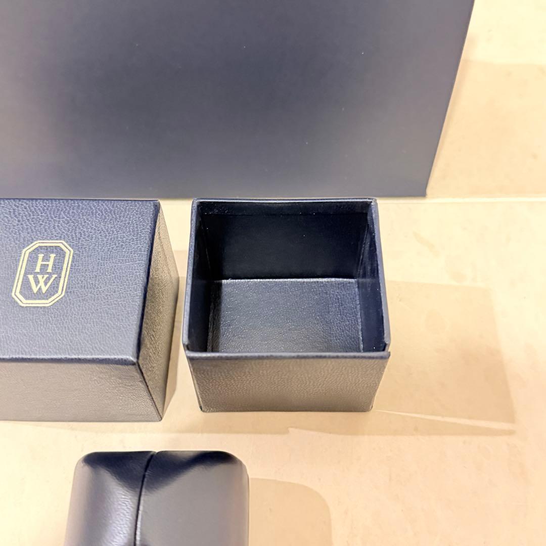 HARRY WINSTON 婚約指輪 リングケース ショッパー ギフトセット