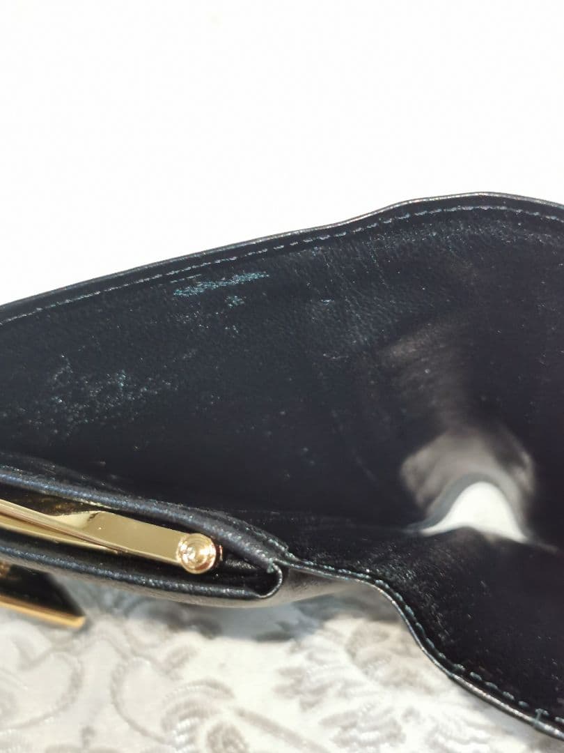 未使用　イブサンローラン ガマ口 二つ折り財布