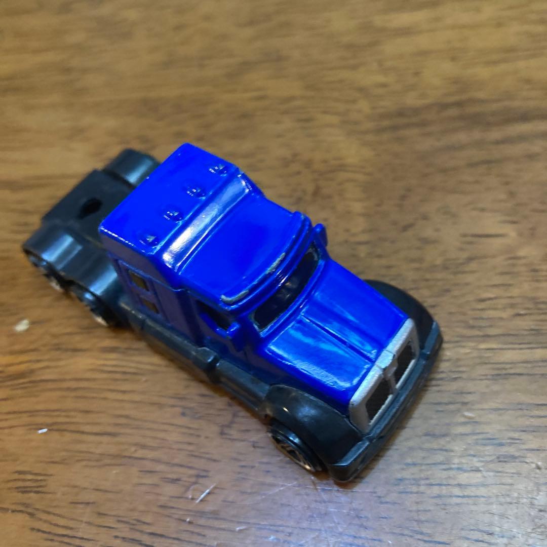 青いミニトラック ミニカー 約5cm
