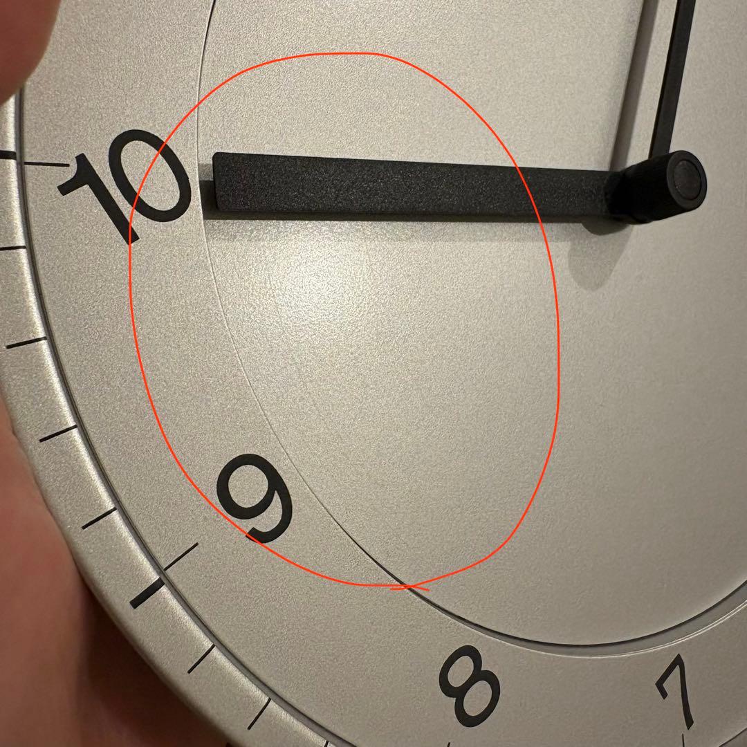 ヴィンテージ Braun 壁掛け時計　ABW31 Type 4861 シルバー