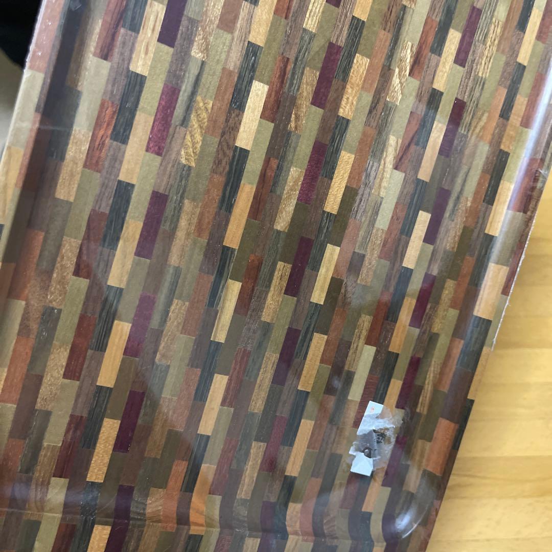 寄木細工 箱根細工 お盆 トレイ 大皿 角盆 無垢 天然木 工芸品