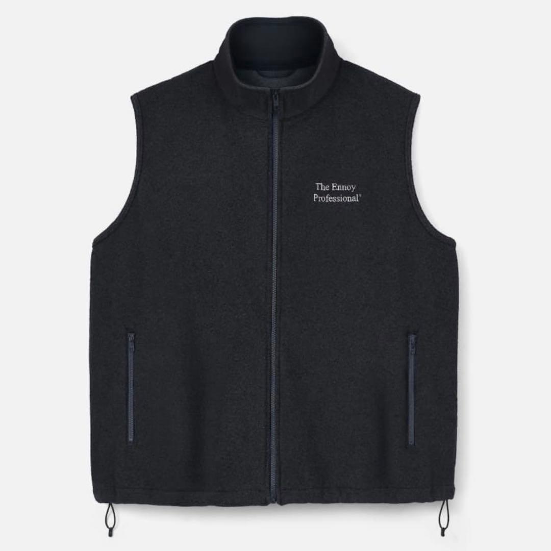 ennoy PROFESSIONAL FLEECE VEST ブラック M