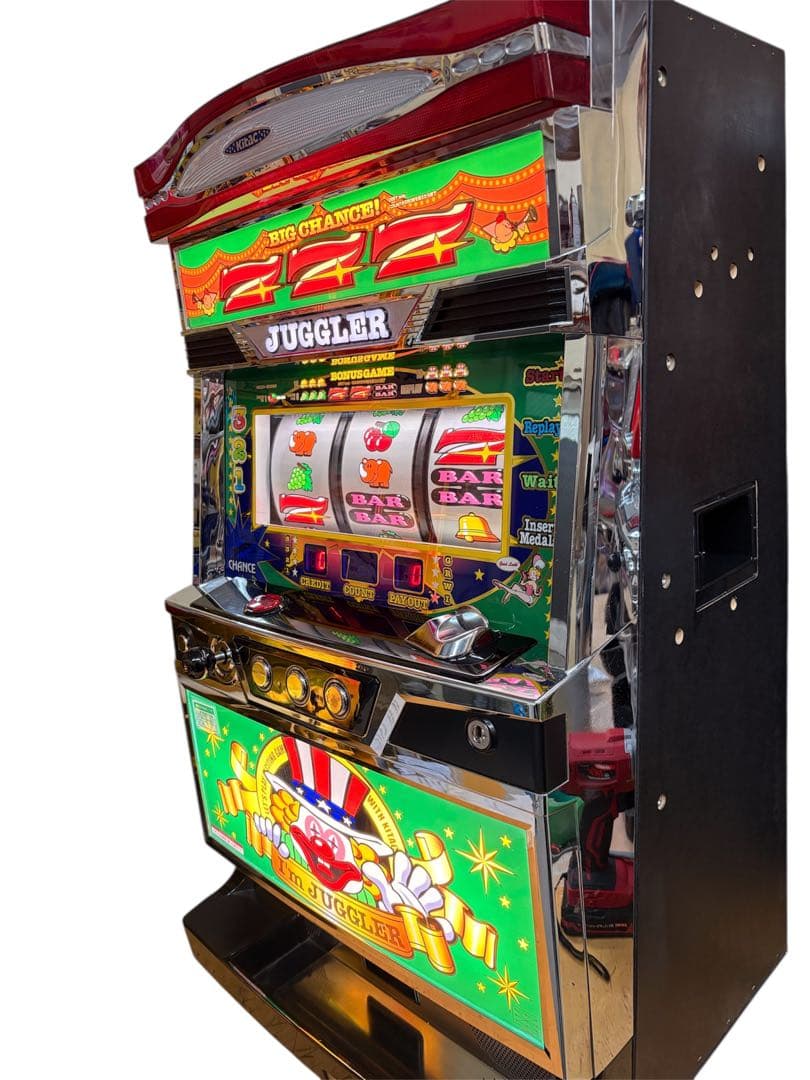 【送料込】アイムジャグラーEX-TP グリーンパネル パチスロ 実機 引取可②