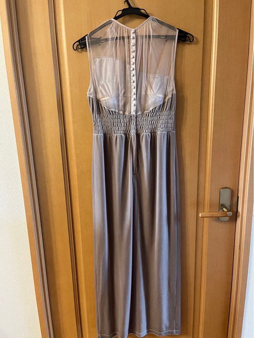 ▪︎Ameri vintage▪︎2WAY CURVE VELOURS DRESS