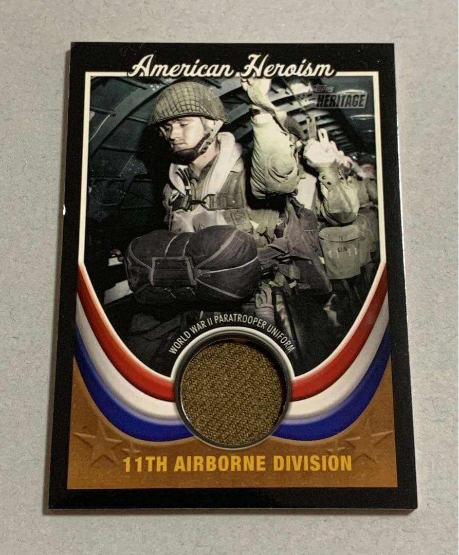 TOPPS HERITAGE アメリカ軍　第11空挺師団　第二次世界大戦