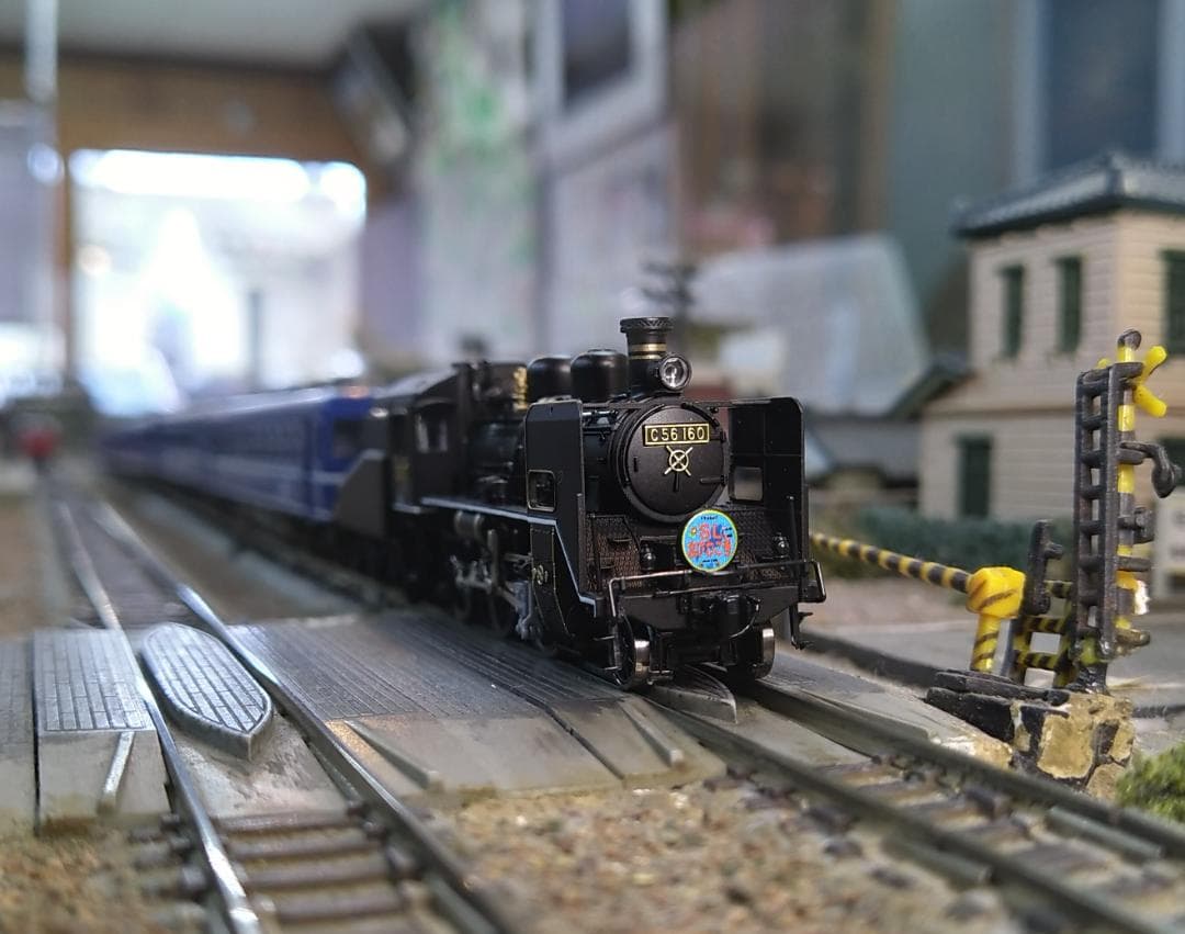 SL北びわこ号 KATO C56 160 ＋ 12系客車