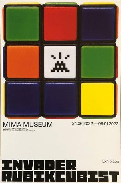 INVADER RUBIKCUBIST ポスター