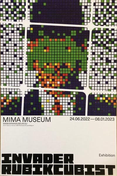INVADER RUBIKCUBIST ポスター