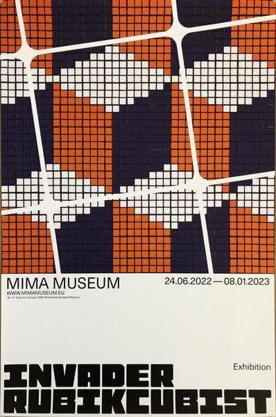 INVADER RUBIKCUBIST ポスター