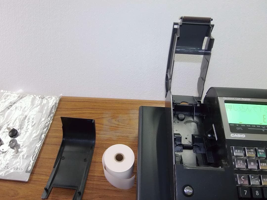 設定無料 CASIO TE-300-BK インボイス対応レジスター 250514