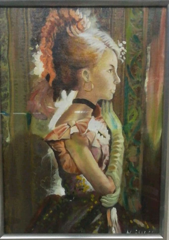 石井博作　肉筆画　油彩画