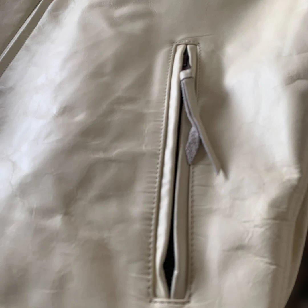 極美品　リューグー　馬革 シングルライダースジャケット　ライナー付き