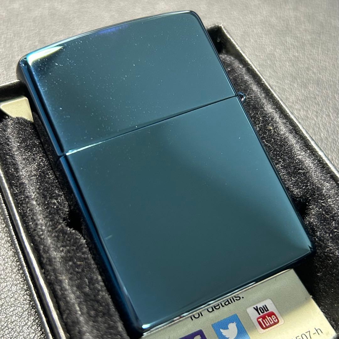 【新品】ジッポー　ピース　1946 ブルーチタン　zippo Peace