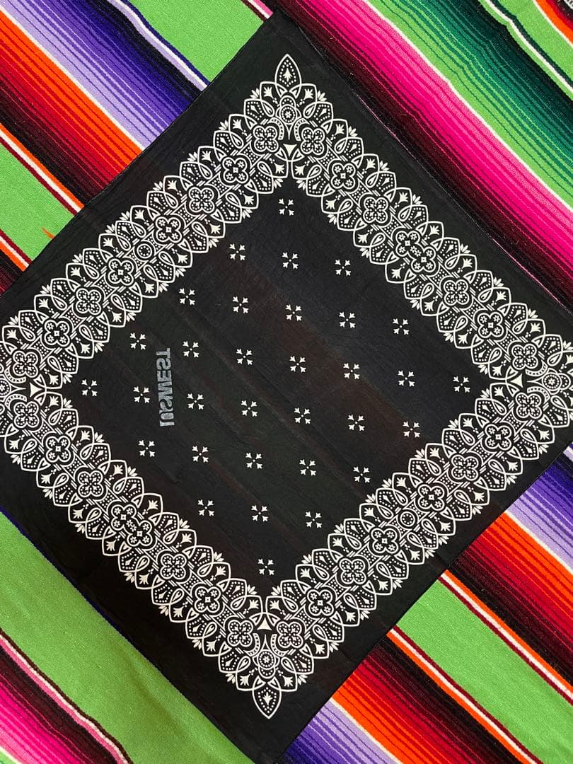 【カワカミ 】⑧⓪⑥70s USA製 バンダナ WAMCRAFT アイアン