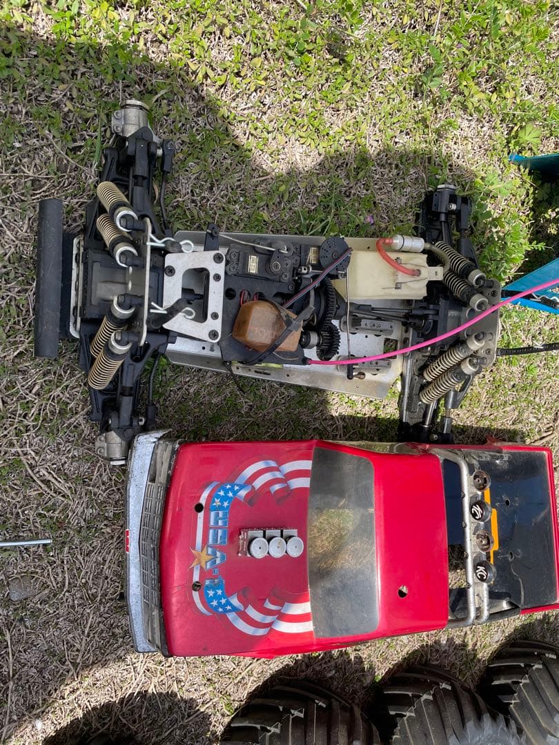 【中古品】京商　エンジンラカーセット