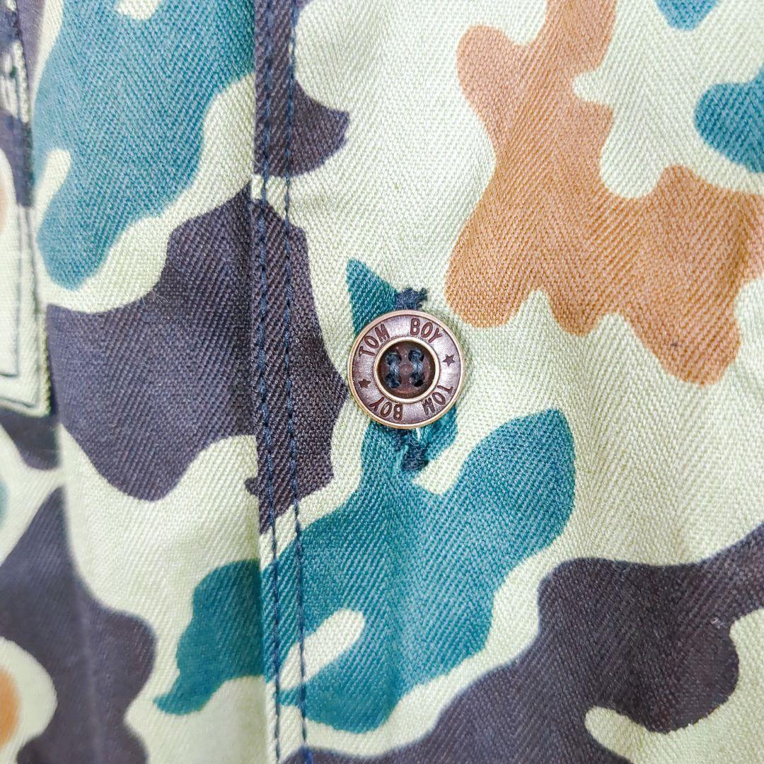 迷彩　カモフラ　セットアップ　上下　ミリタリー　戦闘服　軍服　シャツ　パンツ