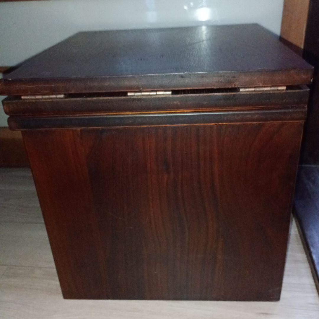 文机 折りたたみ式 三段引き出し