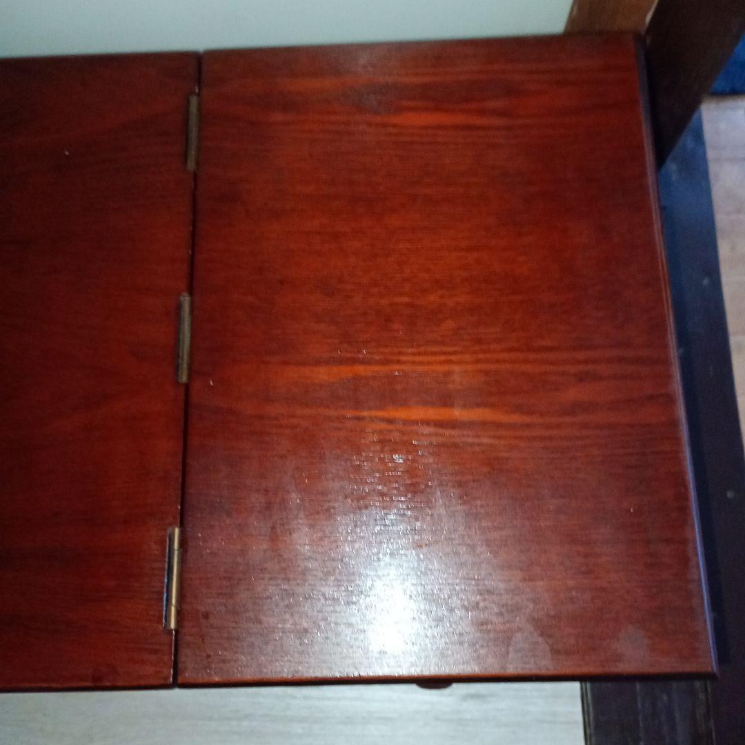 文机 折りたたみ式 三段引き出し